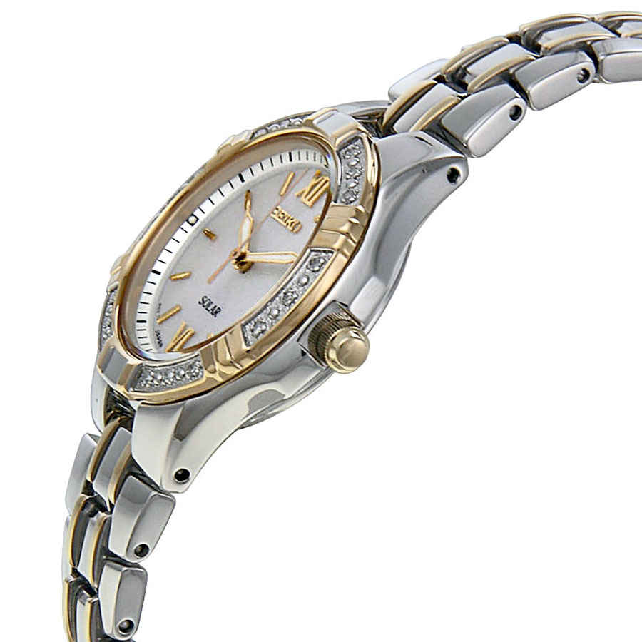 Solar Mother Of Pearl Dial Ladies Watch SUT068