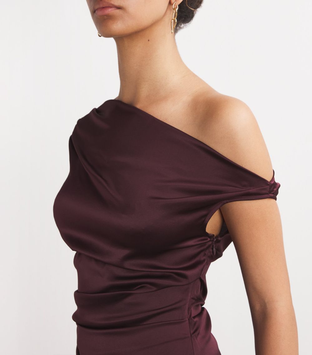 Satin Phare Maxi Dress