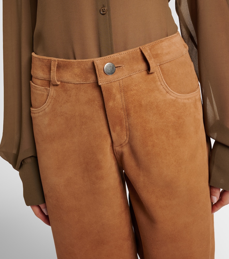 Milo suede wide-leg pants