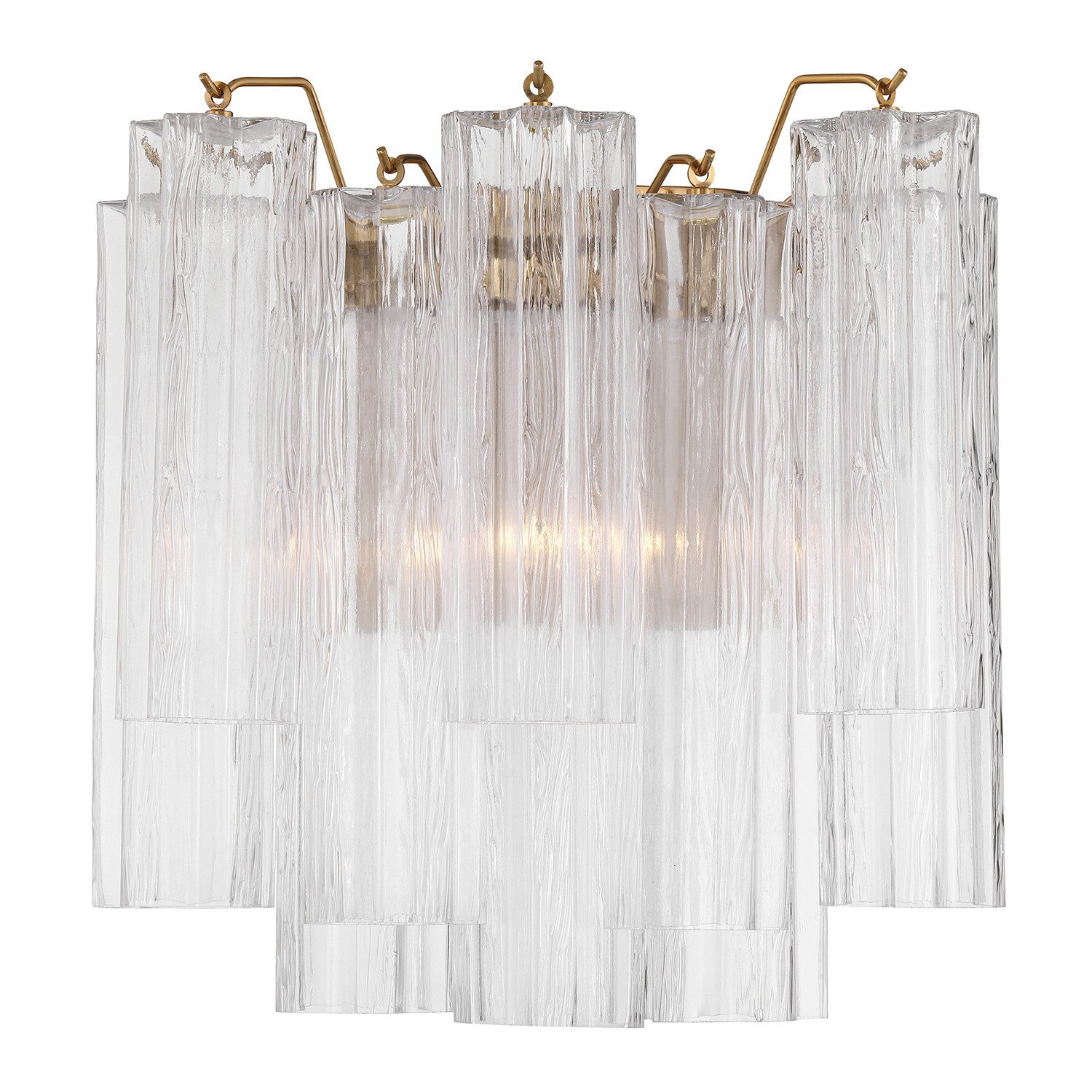 Aged Brass Wall Sconce from the Addis Collection