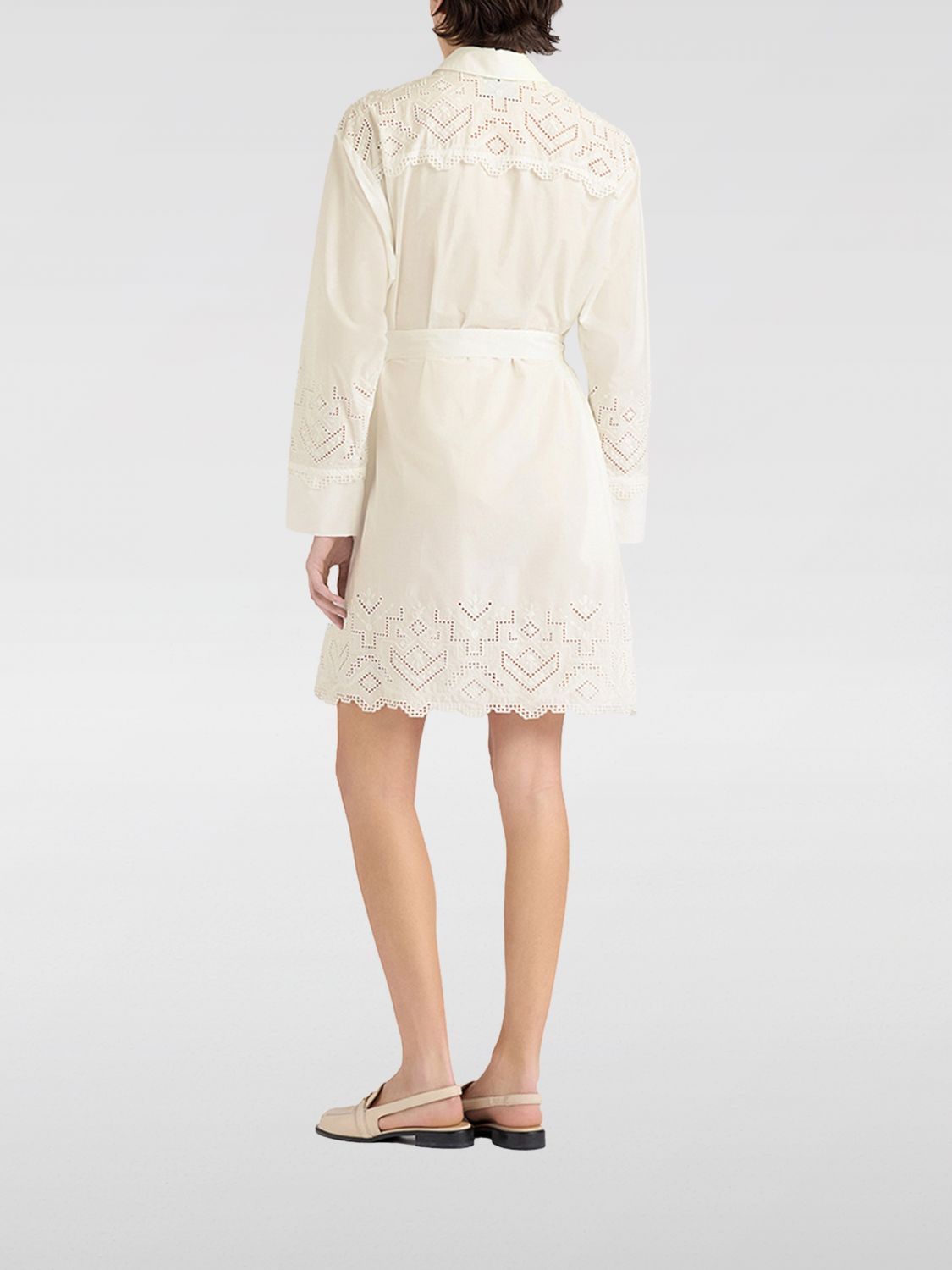 MOMONÌ Dress Woman color Cream