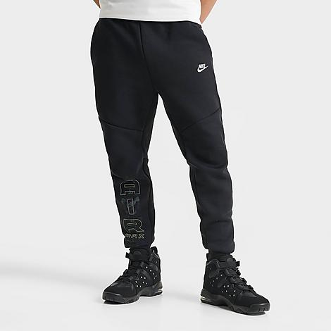 Men's Tech Fleece Air Max Jogger Pants in Black/Neon Yellow