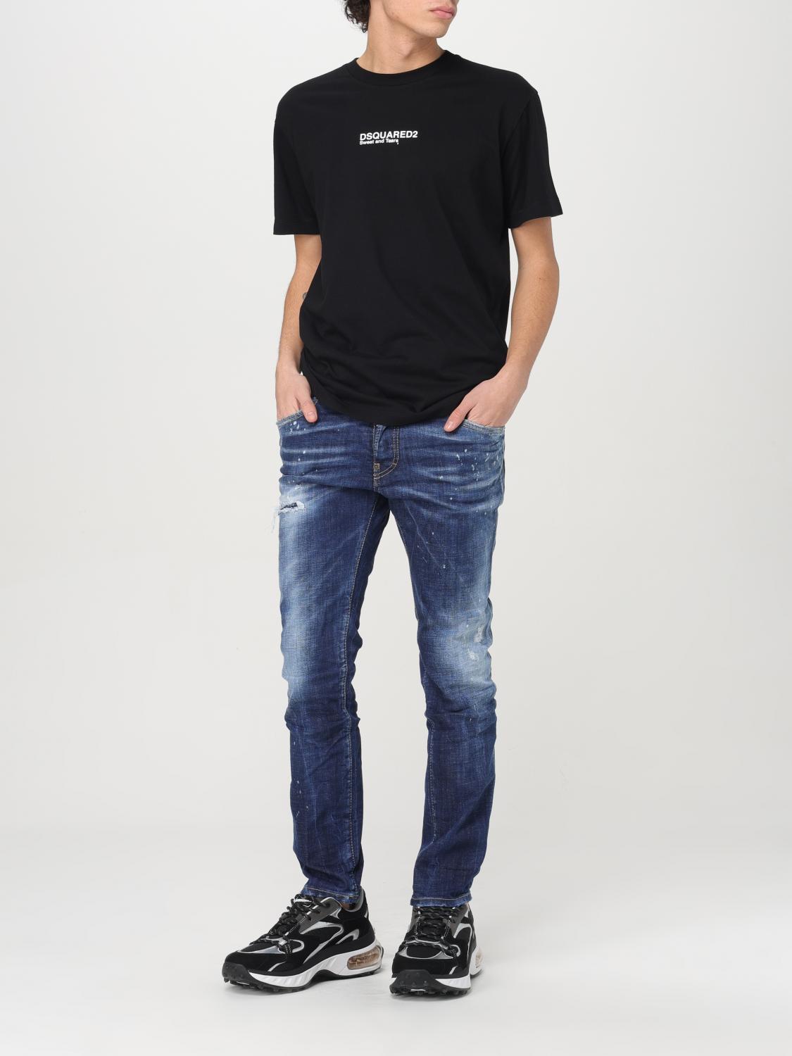 Distressed skinny jean - Blue