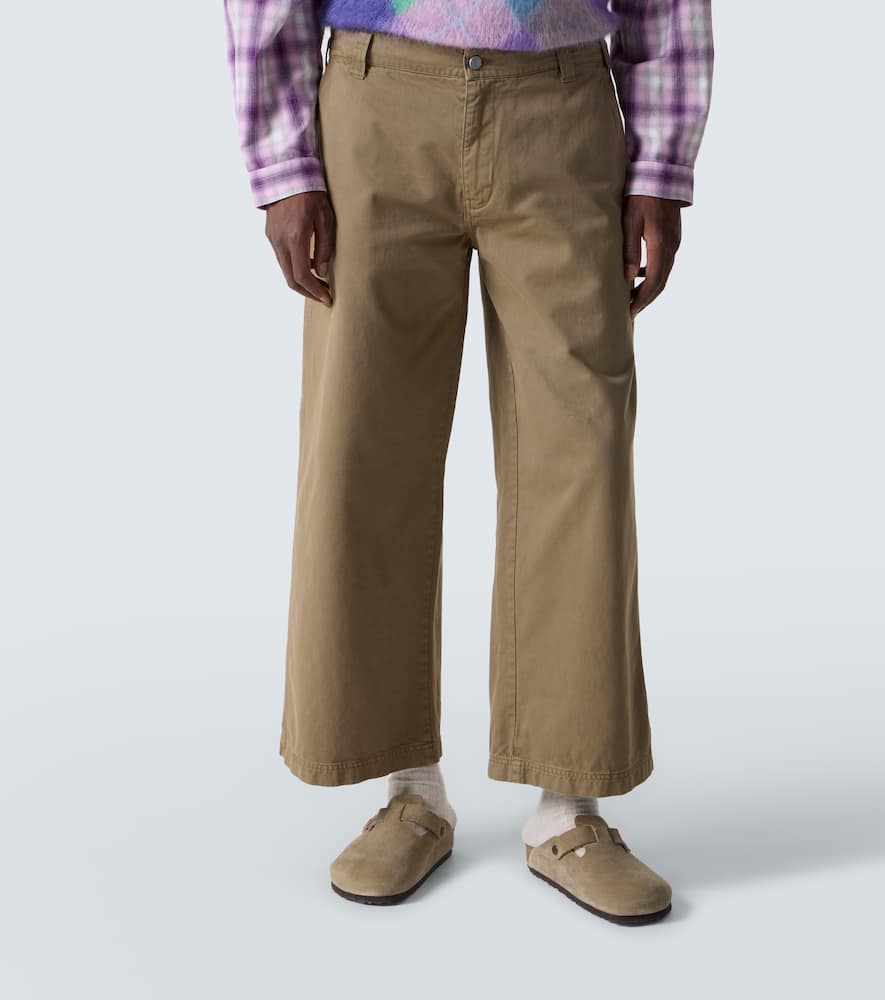 High-rise wide-leg jeans