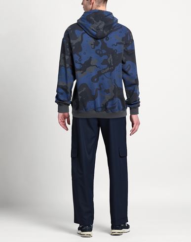 Man Sweatshirt Midnight blue Size L Cotton