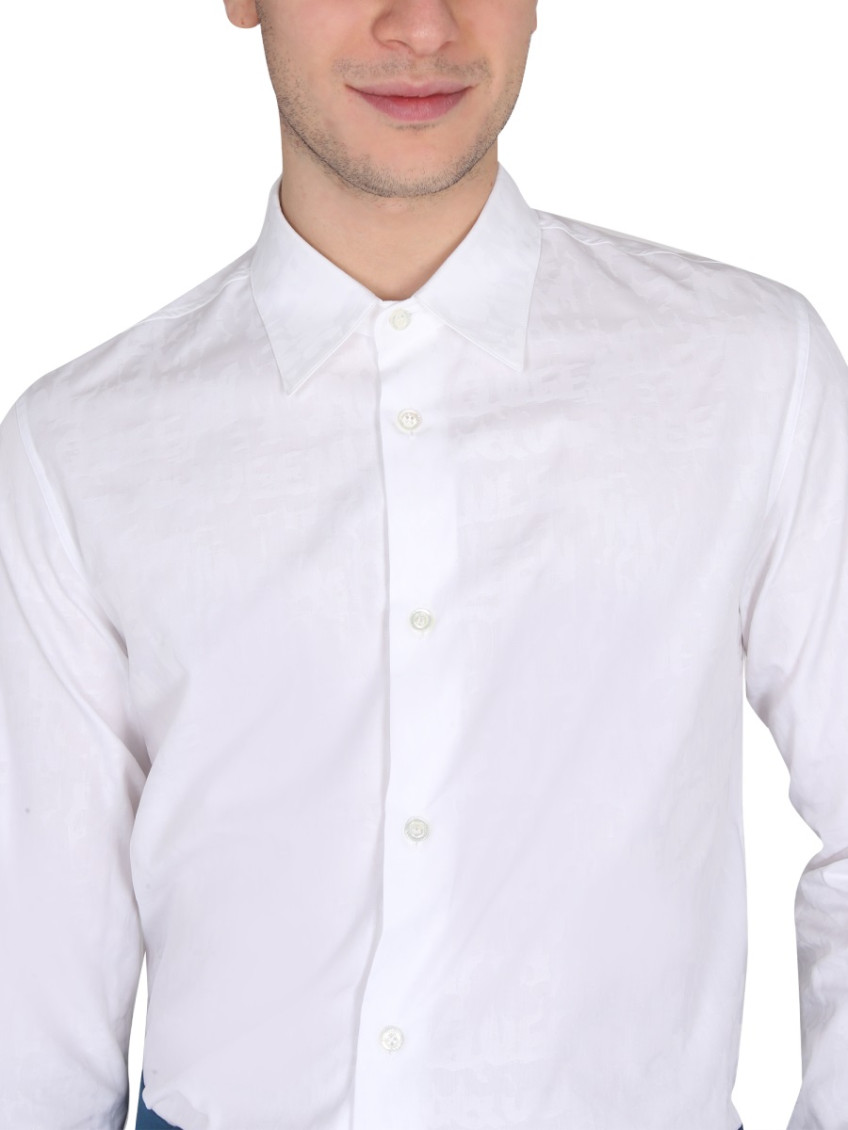 White Regular Logo Shirt