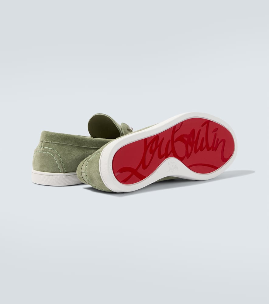 Chambeliboat suede slip-on shoes
