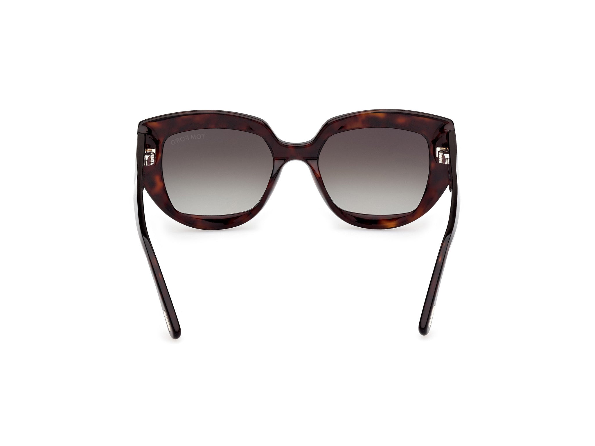 TOM FORD Woman TOM FORD FT1192 SALTZMAN 52B Sunglasses Acetate Havana Grigio Butterfly Normal Sfumato