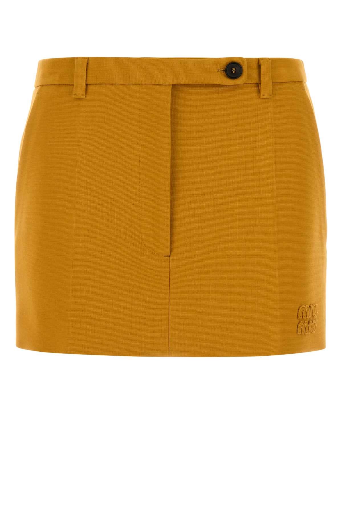 Gonne Mini Skirt — Yellow