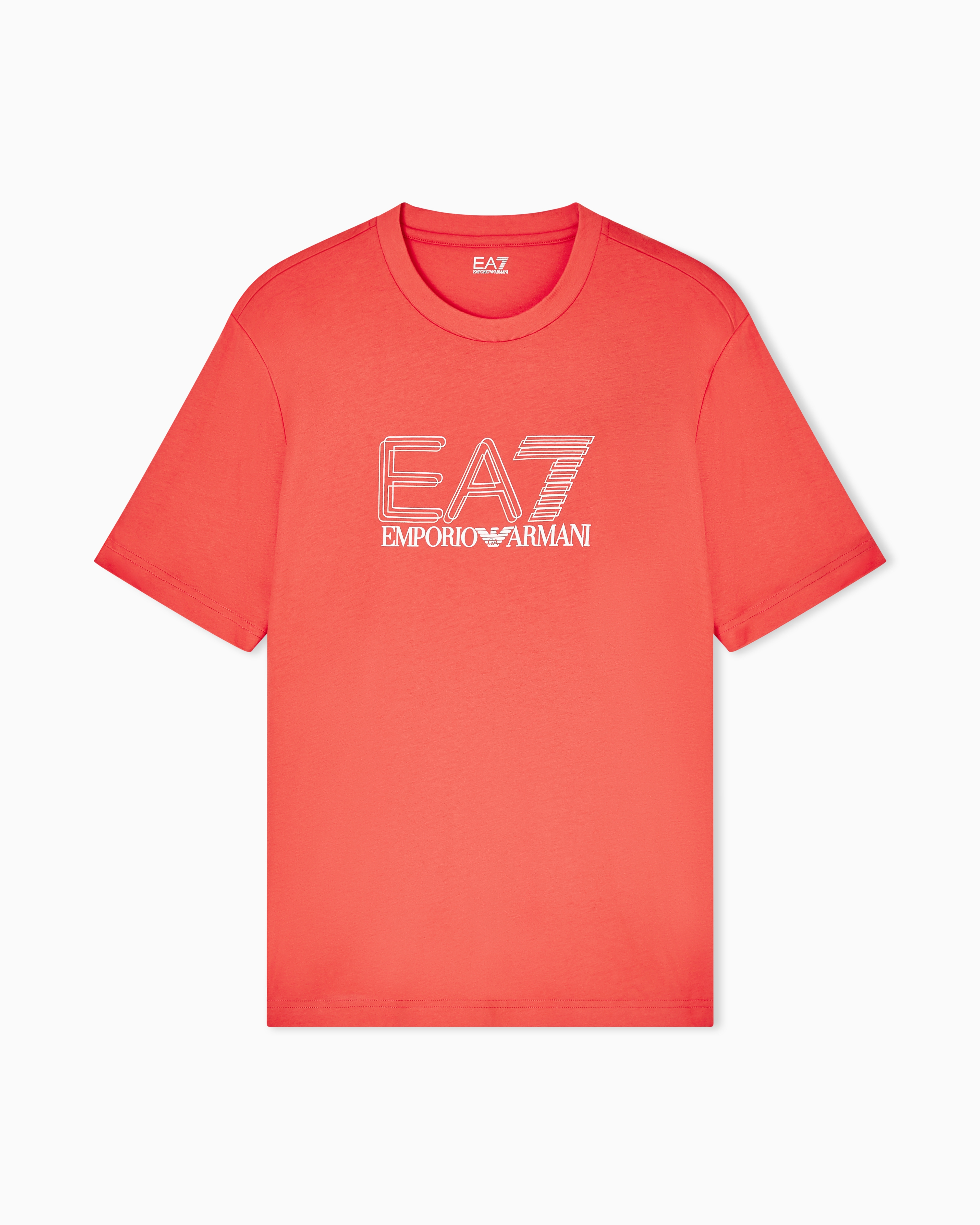 Visibility cotton-jersey crew-neck T-shirt