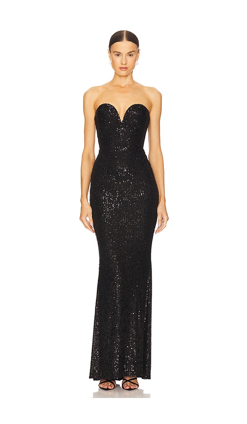 Nookie ABENDKLEID LUMIERE in Black. Größe XS. Also in