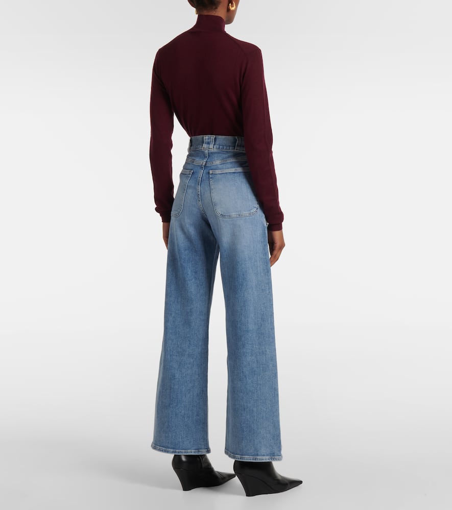 Modern Pocket high-rise wide-leg jeans