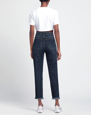 Woman Jeans Blue Size 25 Cotton, Elastane