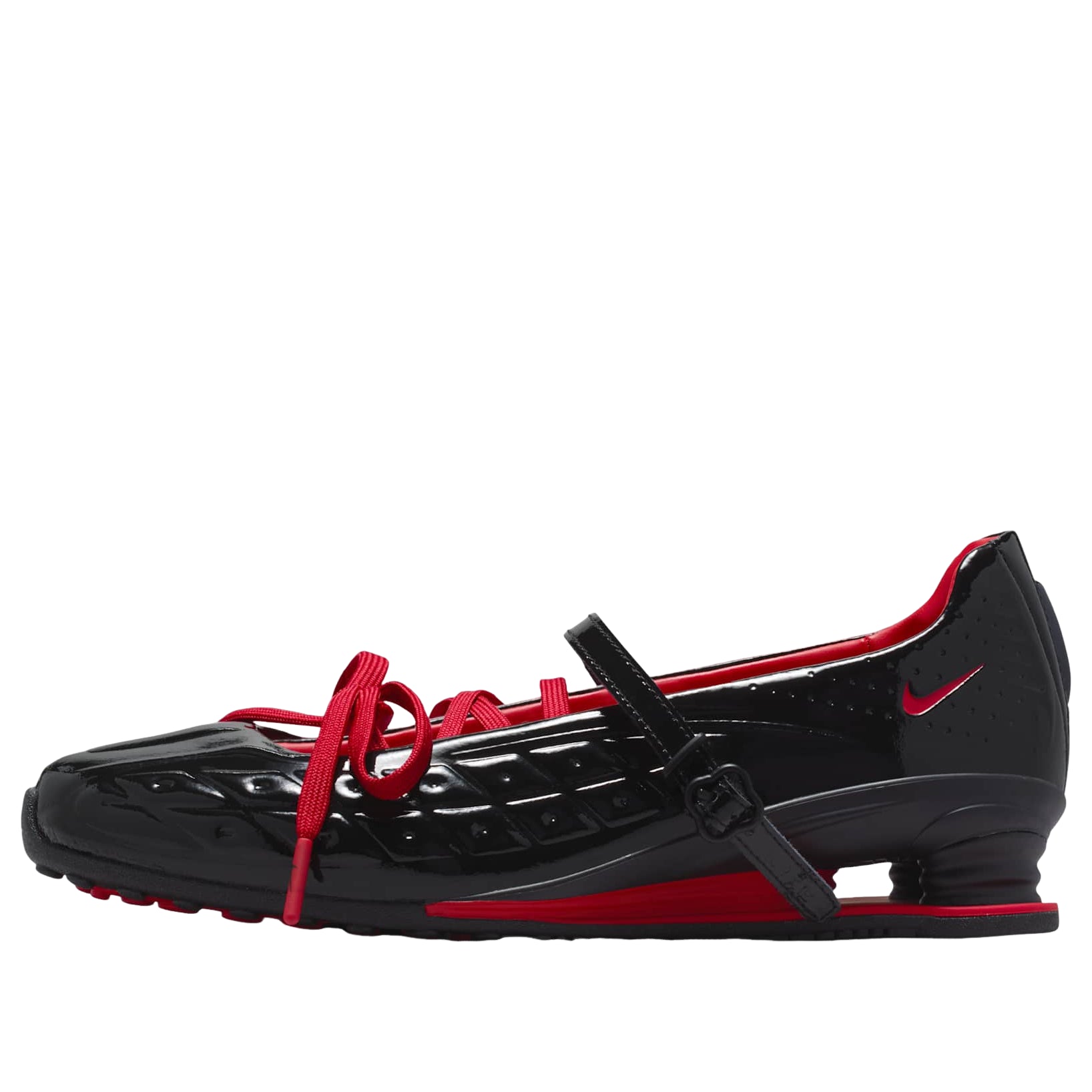 (WMNS) x LABELHOOD Shox Z Calistra 'Black University Red'