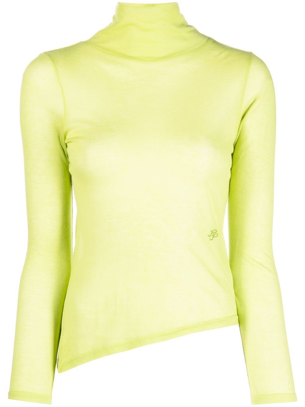Logan roll neck top - Green