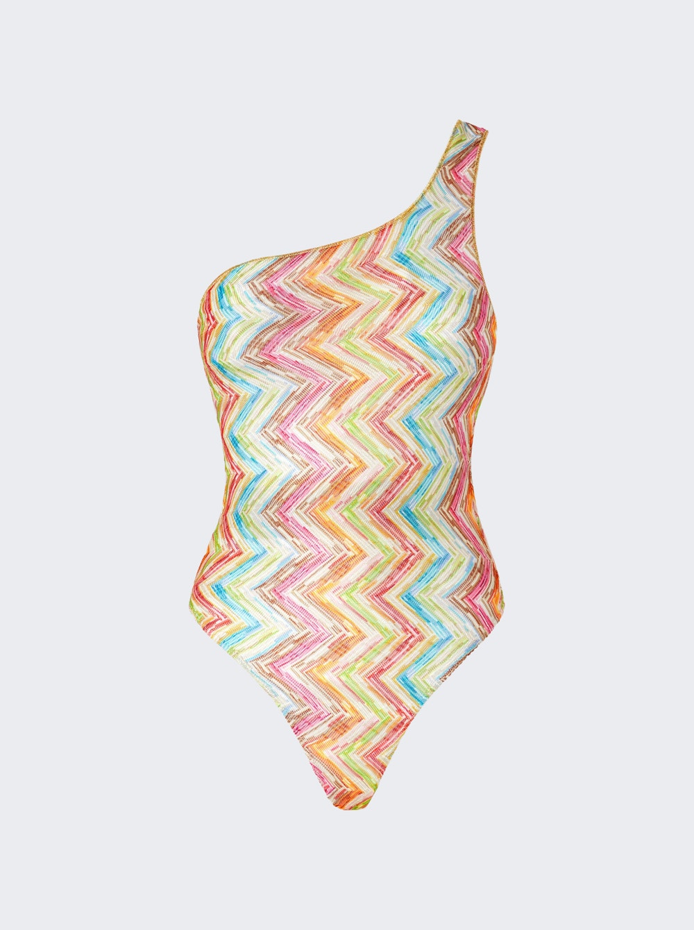 One-shoulder swimsuit - Pink