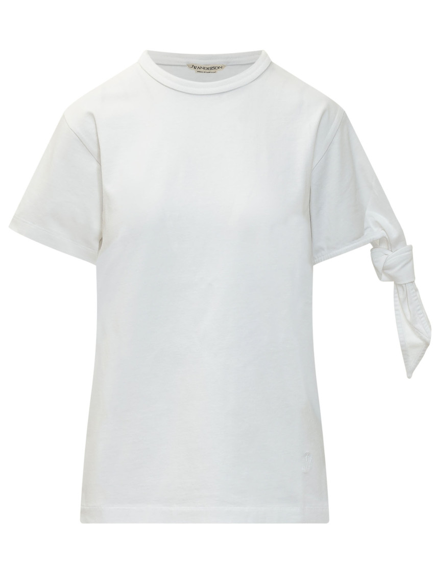 White Solid Crew Neck T-Shirt