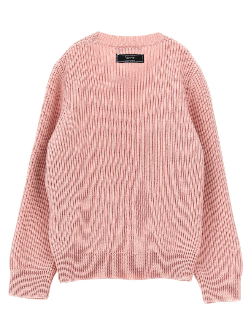 Girls Pink Logo Sweater