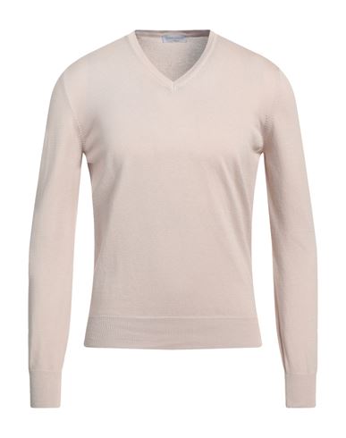 Man Sweater Sand Size 42 Cotton