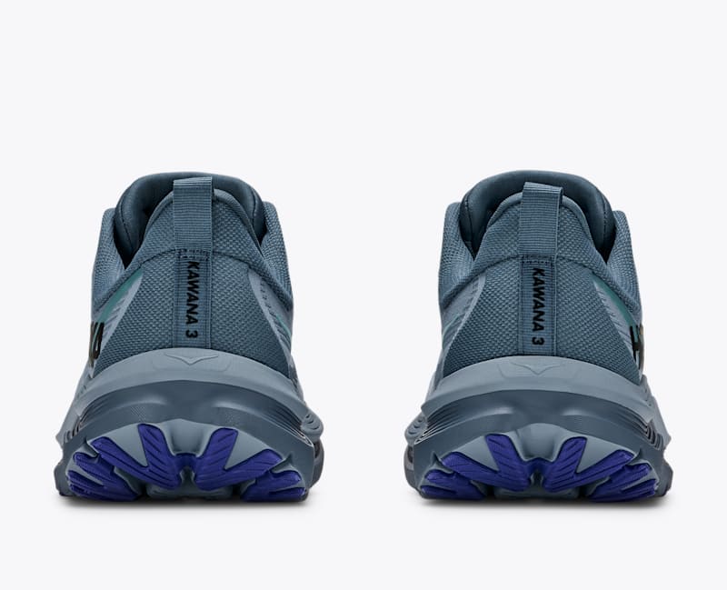 HOKA Men's Kawana 3 Shoes in Faded Navy/Electric Aqua