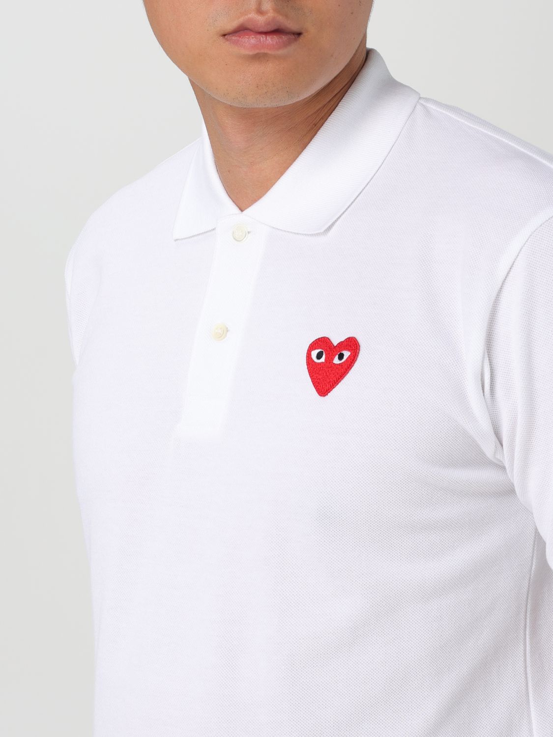 Polo Shirt Men color White