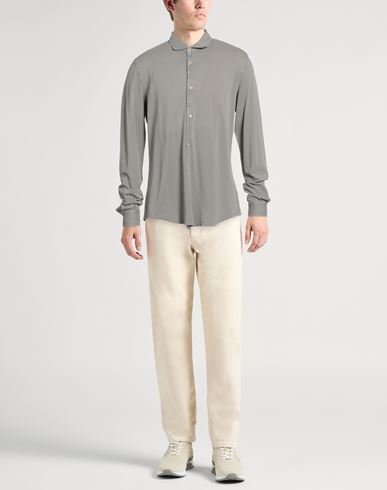 Man Shirt Sand Size 42 Cotton