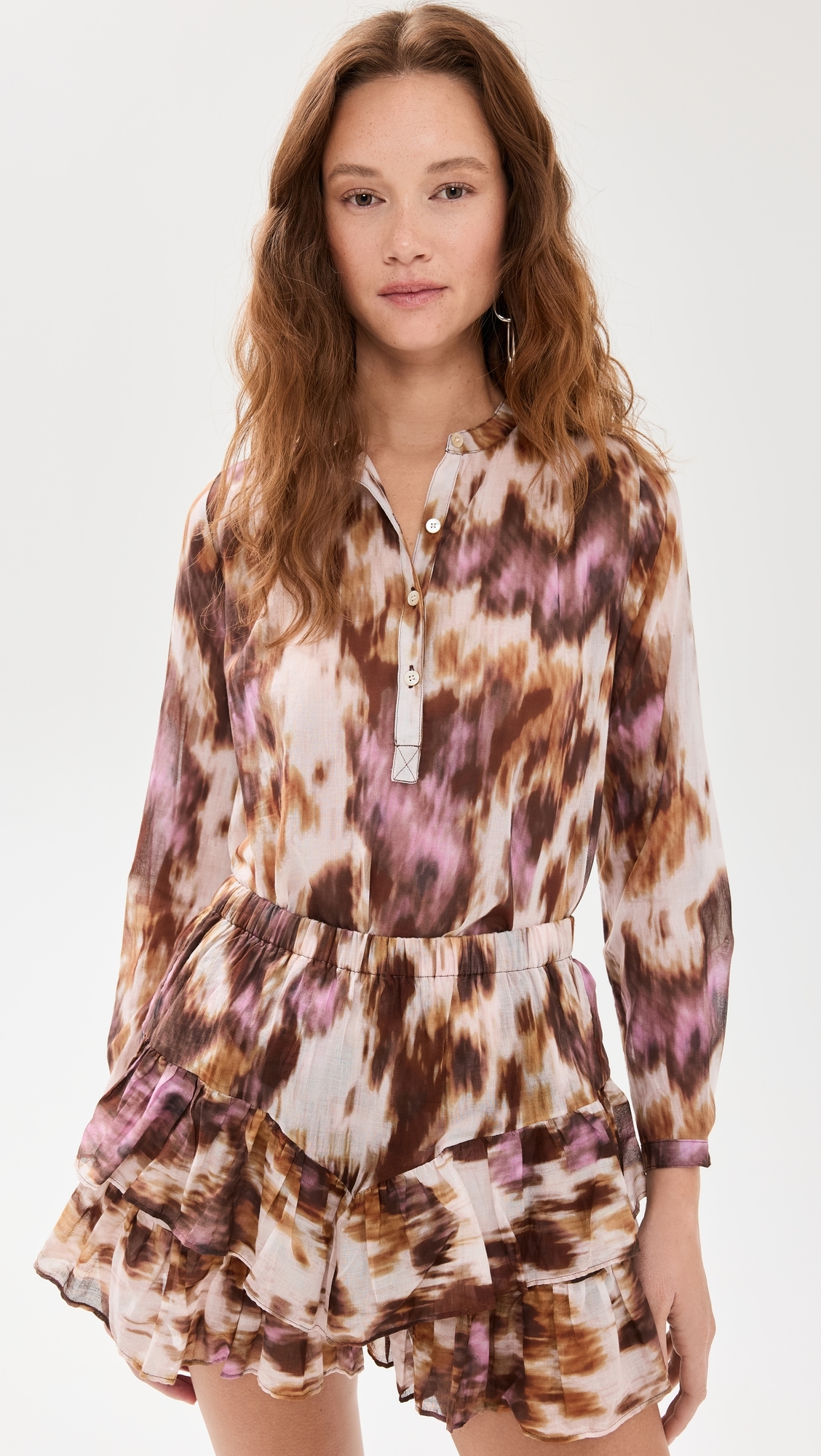 Maria Top Ecru/Ochre