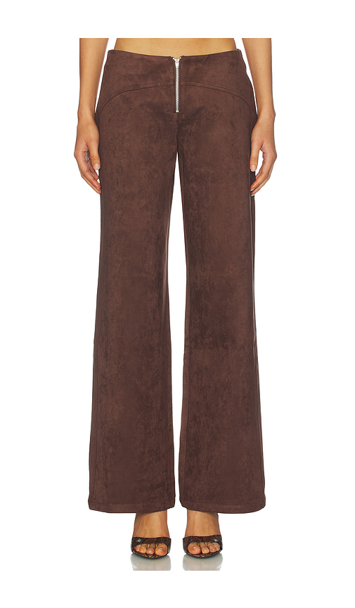 BY.DYLN Lidia Straight Leg in Chocolate. - L also in