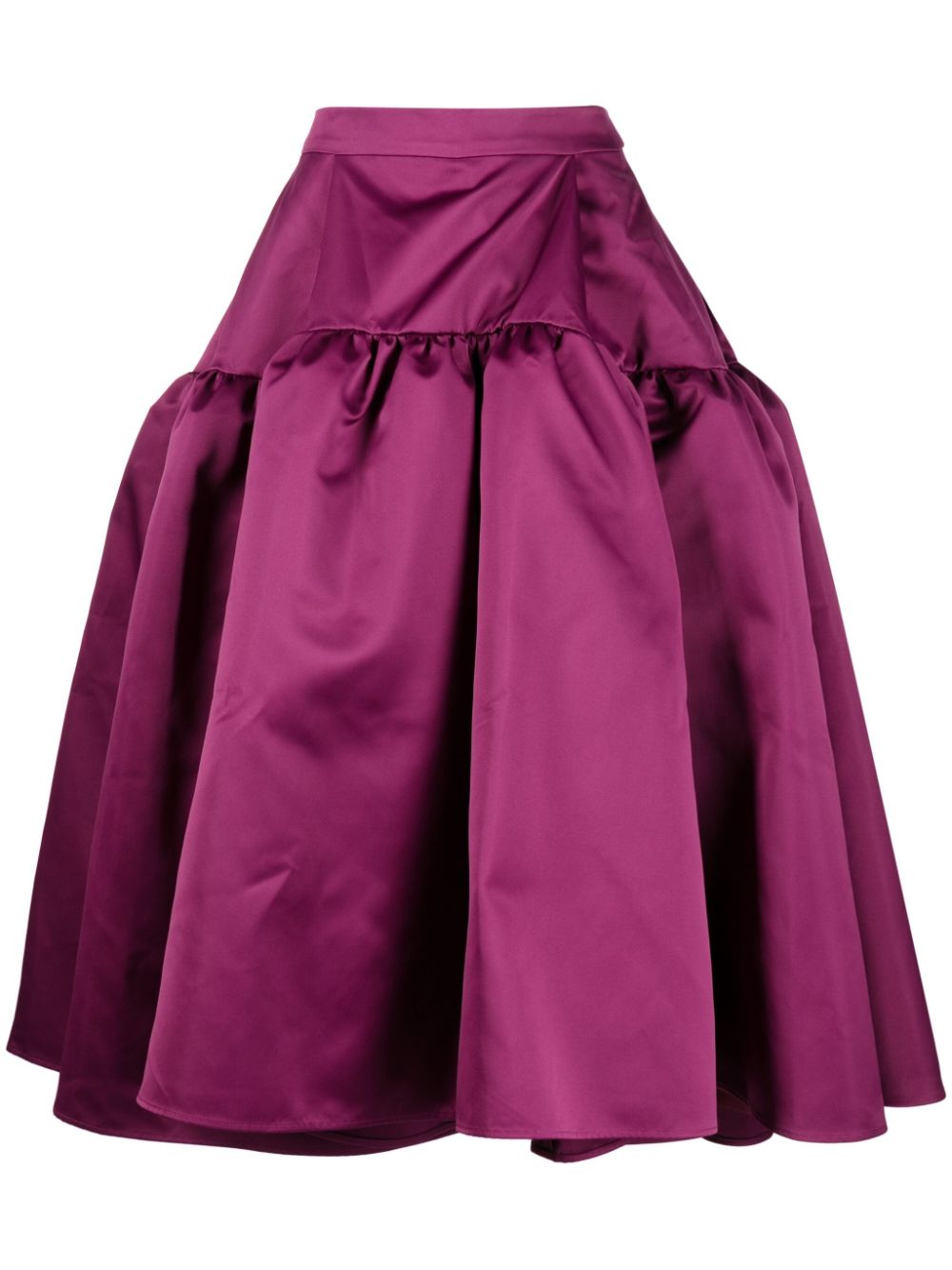 Joan ruffle-detailing skirt - Purple
