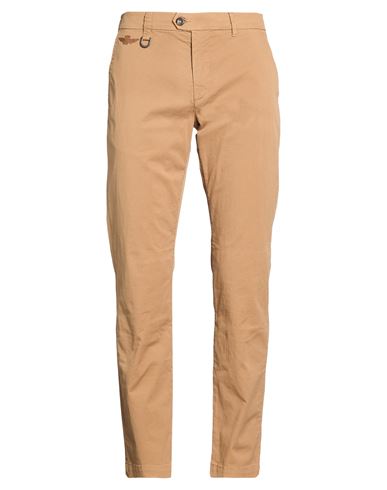 Man Pants Camel Size 32 Cotton, Elastane