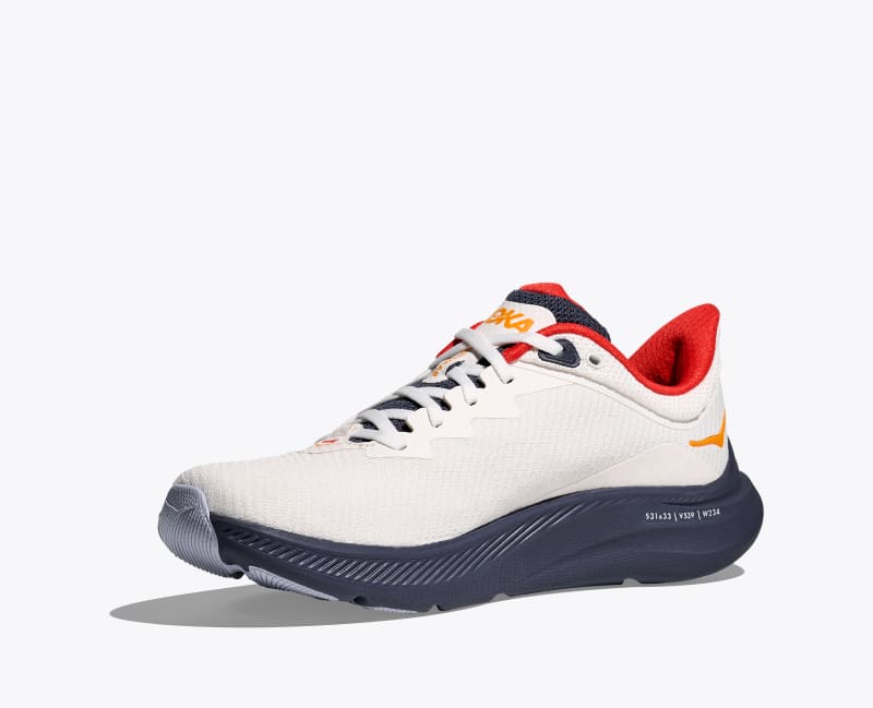 HOKA Men's Solimar Shoes in White/Nautical Dusk