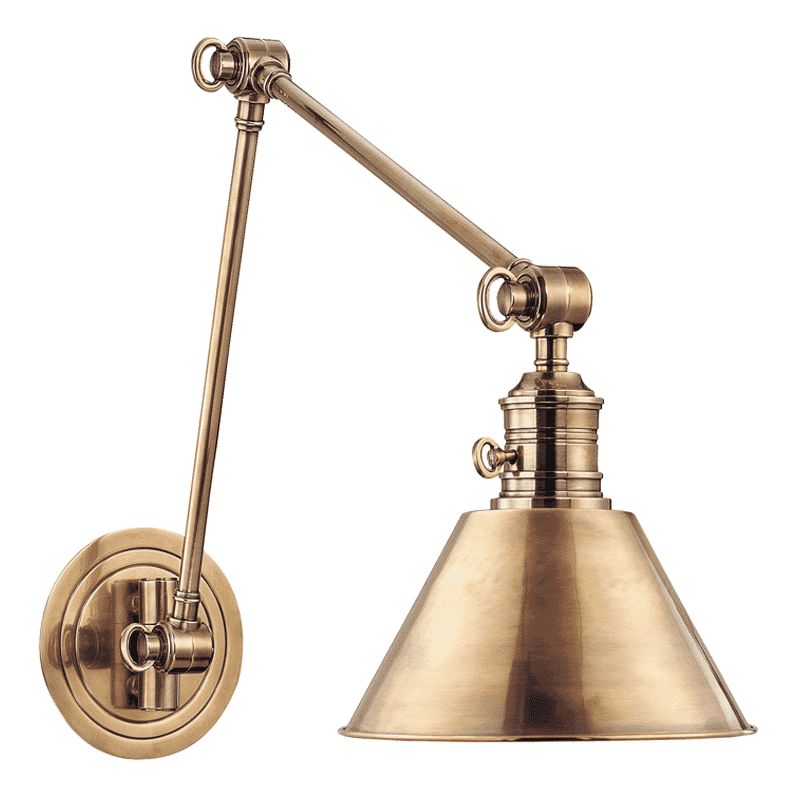 Garden City 23" Wall Sconce in Aged Bra