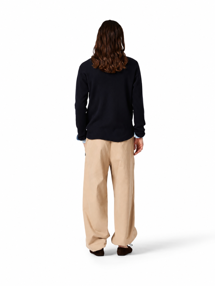 Miu Miu - boat neck wool sweater relaxed silhouette