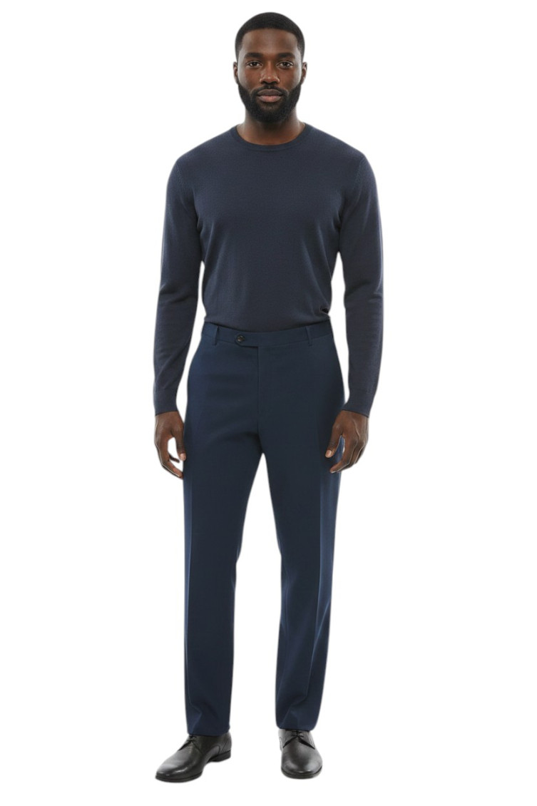Blue Tailored Trousers