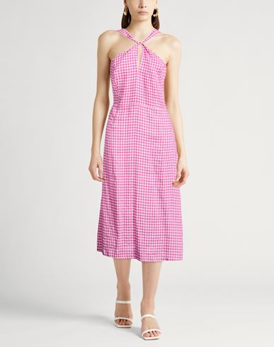 Woman Maxi dress Fuchsia Size 6 Linen