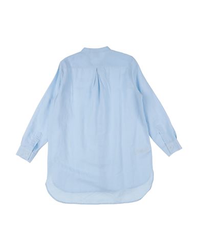 Kid Boy Shirt Sky blue Size 10 Linen, Cotton