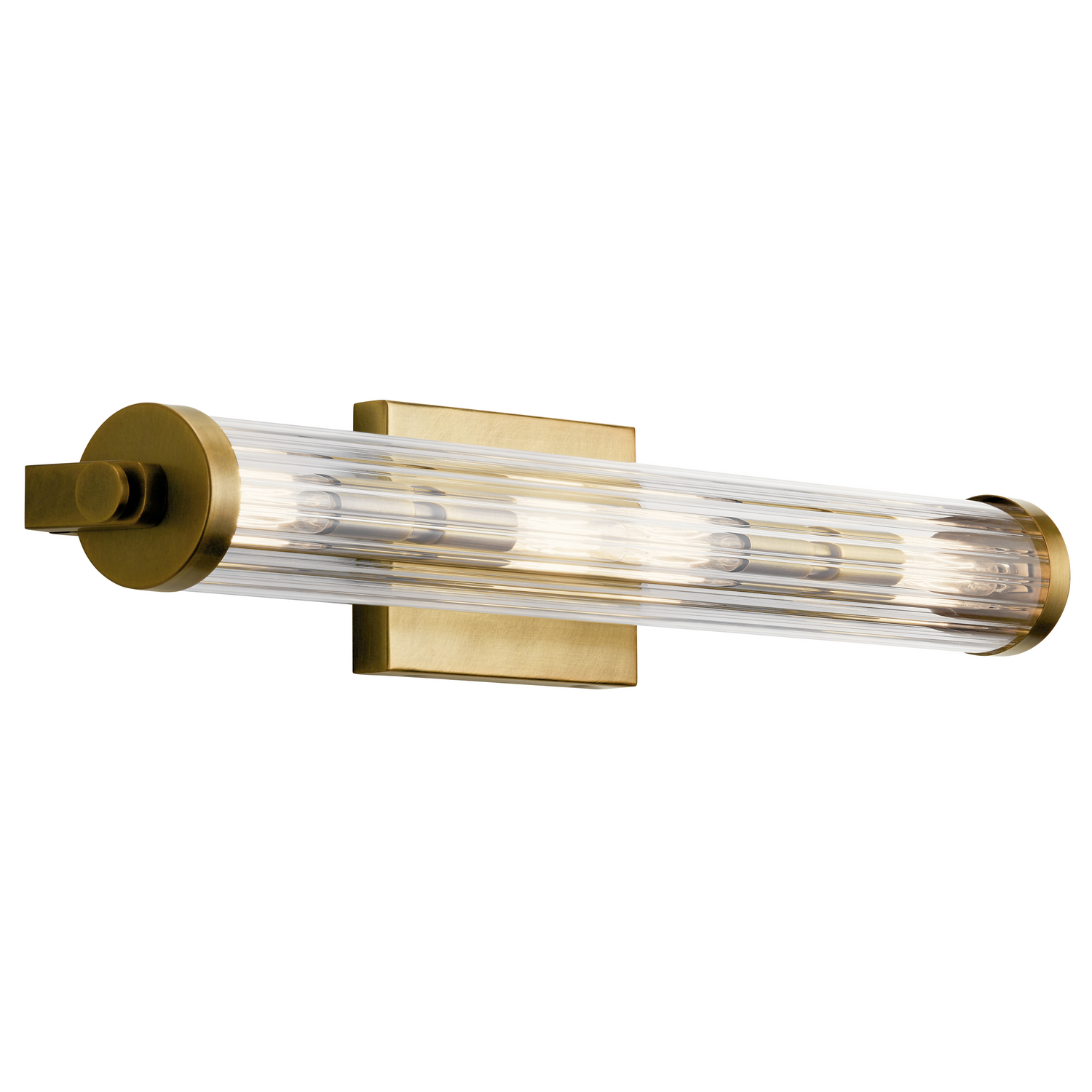 Azores 4-Light 5" Bathroom Vanity Light in Natural Bra