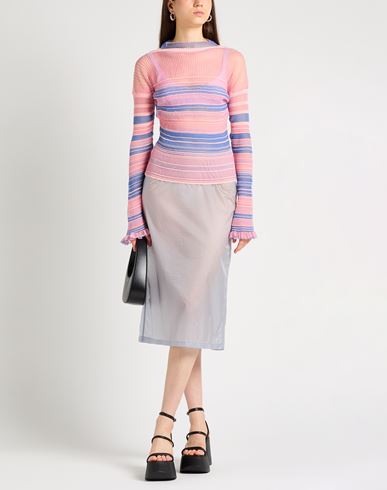 Woman Sweater Pink Size 1 Polyester, Metallic Polyester, Nylon