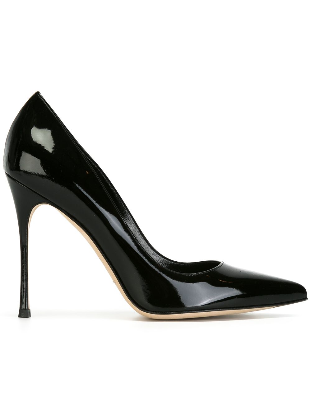 Pointed patent pumps - Neutrals