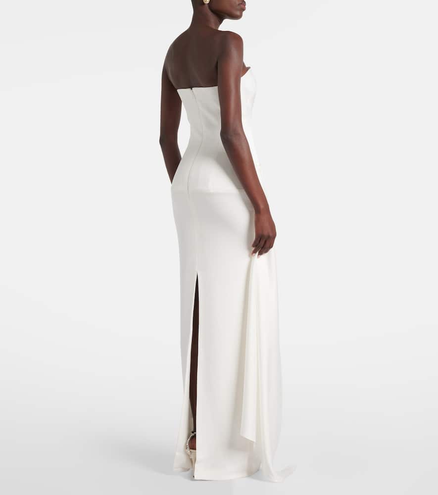 Alex Perry Bridal draped strapless gown