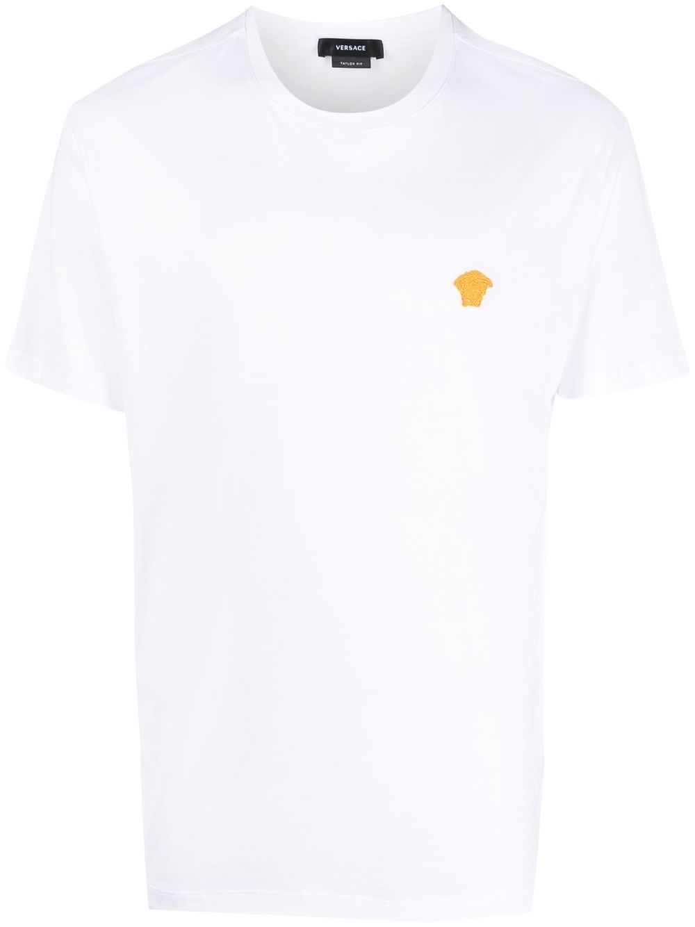 Medusa head embroidered T-shirt - White