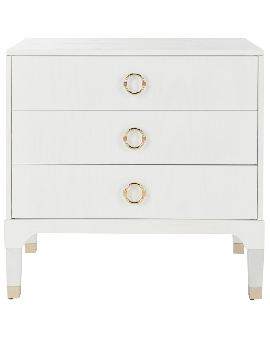 Lorna 3 Drawer Contemporary Night Stand