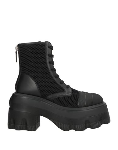 Woman Ankle boots Black Size 6 Synthetic material, Textile fibers