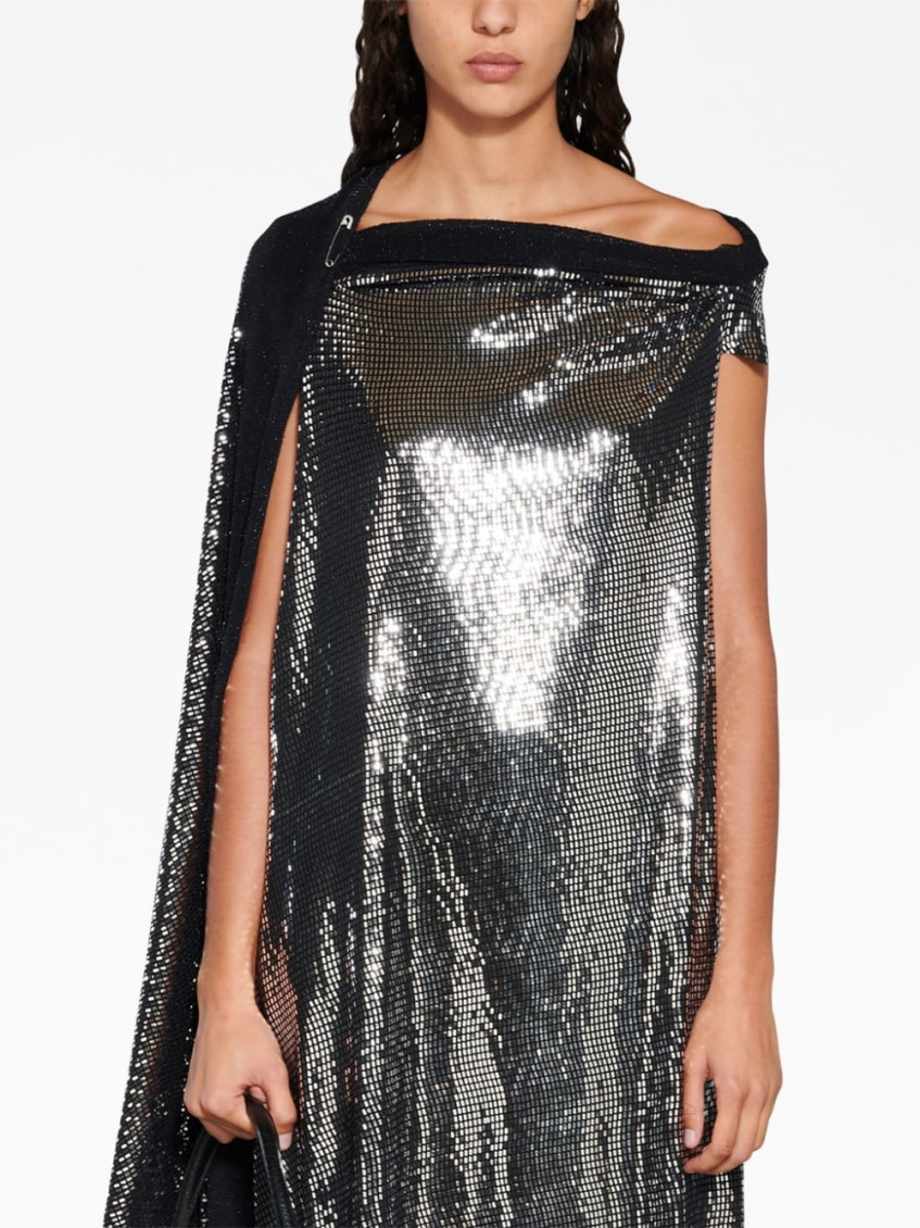 Minimal Gown Metallic Transfert Jersey