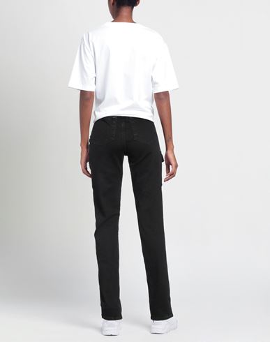Woman Jeans Black Size 27 Cotton, Polyester, Viscose, Elastane