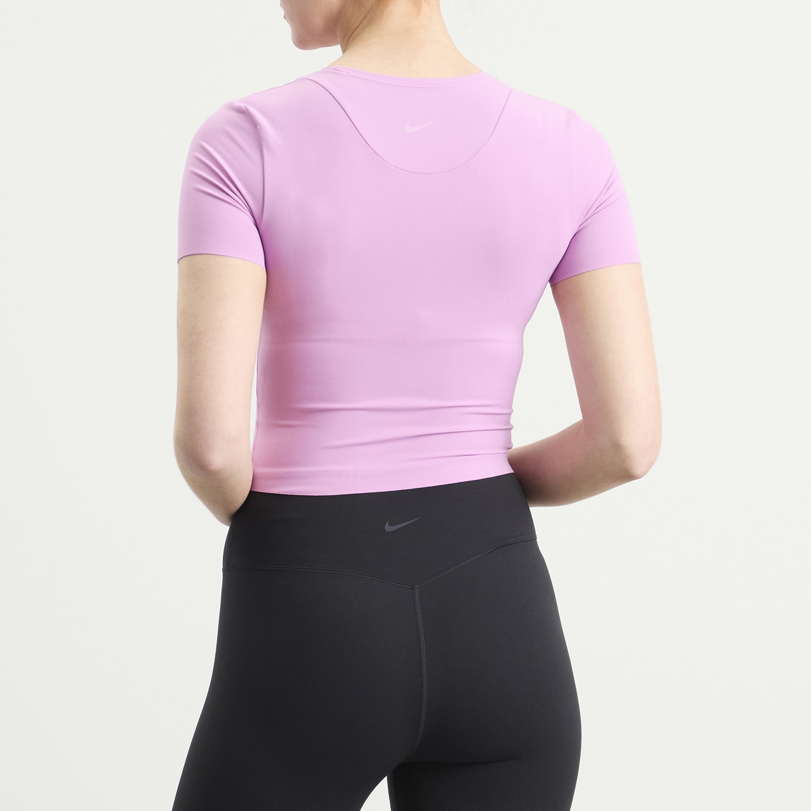 Women's Zenvy Dri-Fit Short Sleeve T-Shirt in Lt Magenta/White