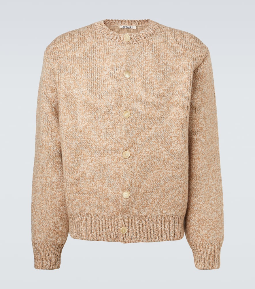 Wool and alpaca-blend cardigan