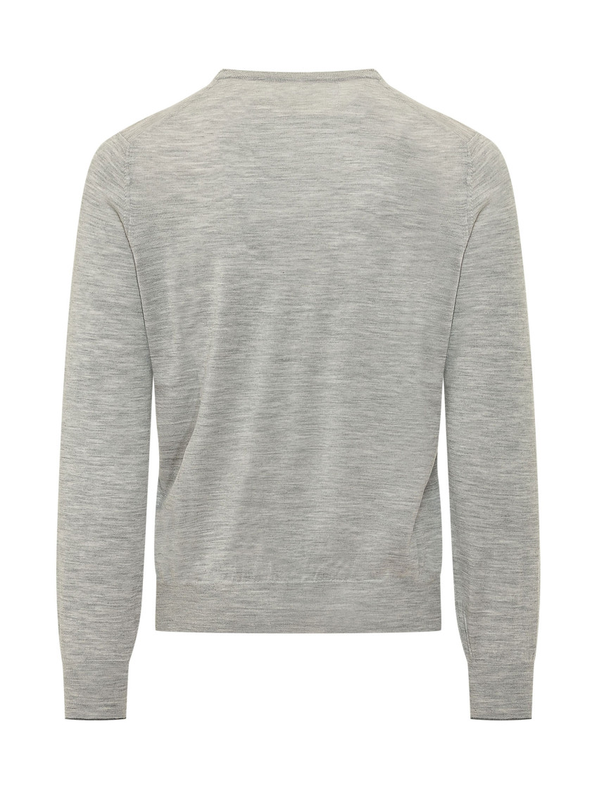 Light Grey Textured Sweater
