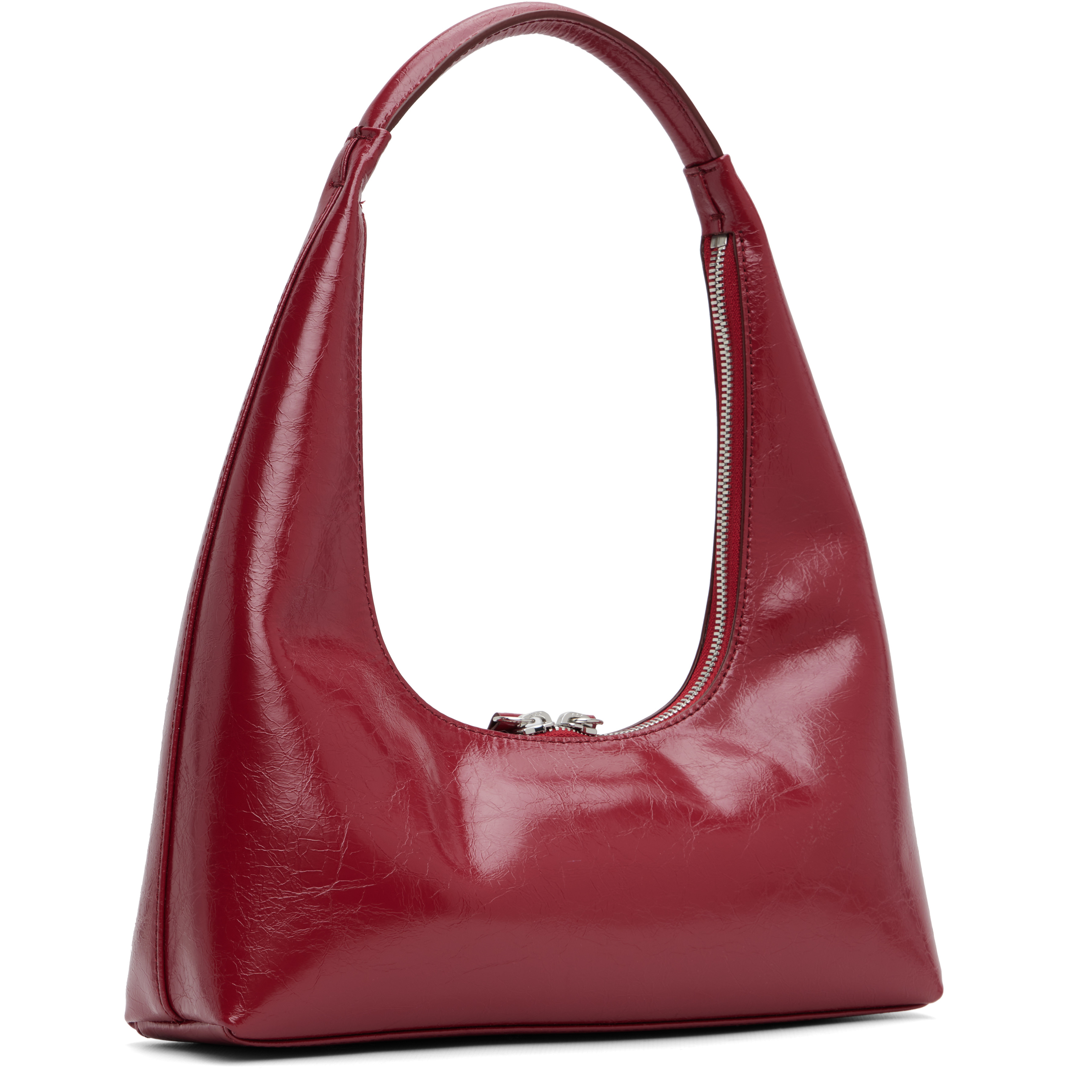 Red Leather Shoulder Bag