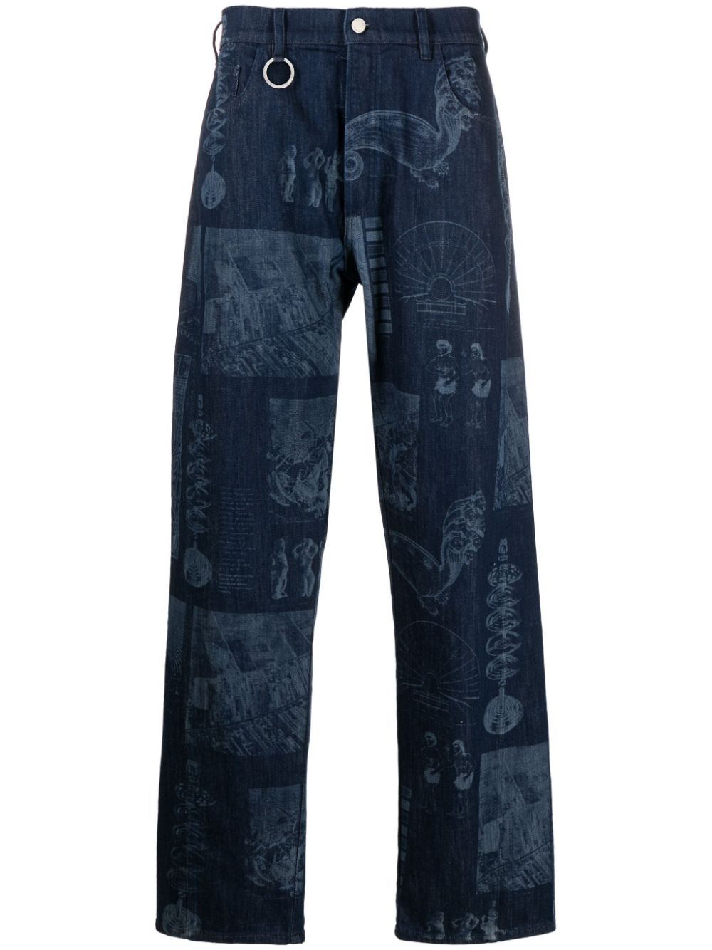 Side Batia Suter straight-leg jeans - Blue